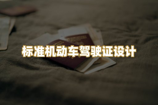 标准机动车驾驶证设计